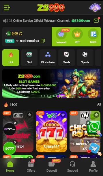 zs999 game apk interface 