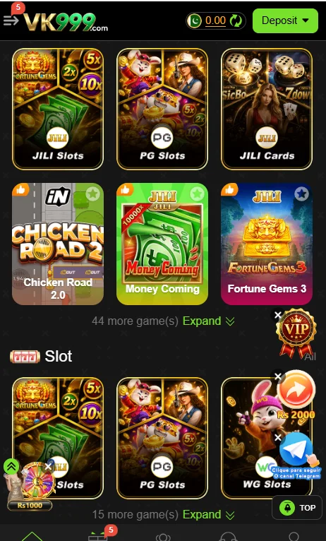 Vk999 game app library