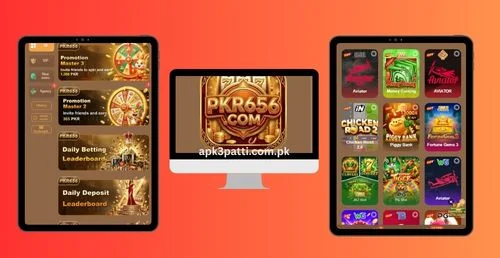 Pkr656 game app showing rewards and game in the app